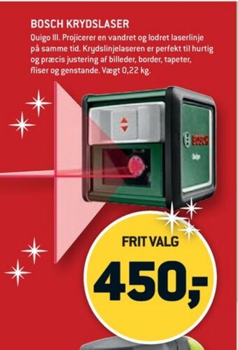XL-BYG Grøn krydslaser tilbud
