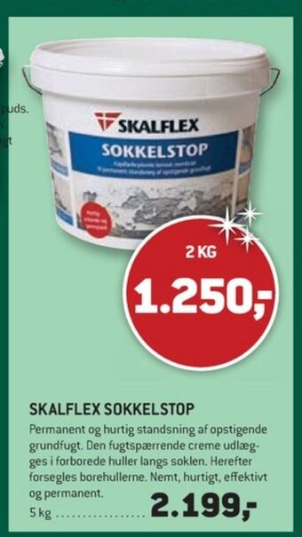 XL-BYG Skalflex sokkelstop tilbud
