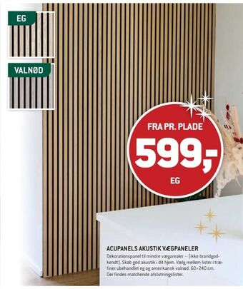 XL-BYG Acupanels akustikpanel tilbud