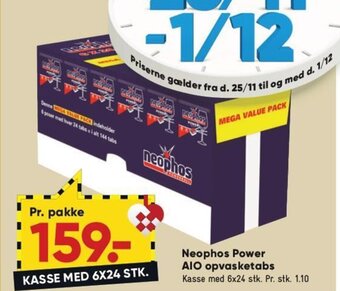 Bilka Neophos Power AIO Opvasketabs tilbud