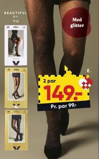 Bilka Strømpebukser eller Selvsiddende Strømper tilbud