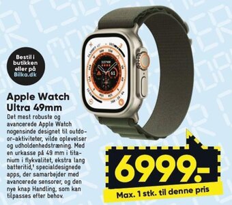 Bilka Apple Watch Ultra 49mm tilbud