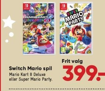 Bilka Switch Mario Spil tilbud