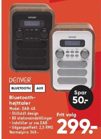Bilka Bluetooth-Højttaler tilbud
