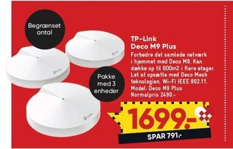 Bilka Tp-Link Deco M9 Plus tilbud