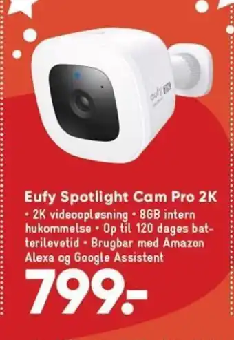 Bilka Eufy Spotlight Cam Pro 2K tilbud
