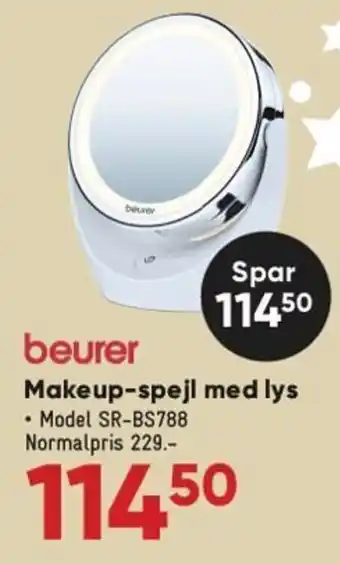 Bilka Makeup-spejl Med Lys tilbud