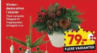 Vinterdekoration i Skjuler