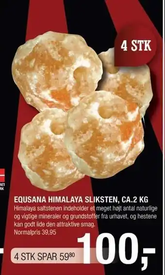 Land & Fritid Equsana himalaya sliksten ca. 2 kg. tilbud
