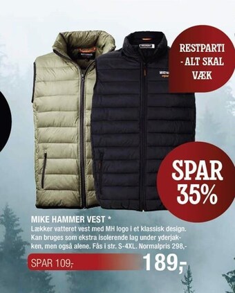Mike hammer vest