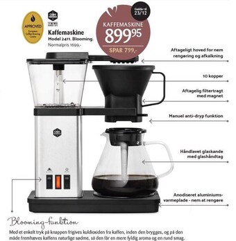 Kop & Kande Kaffemaskine tilbud