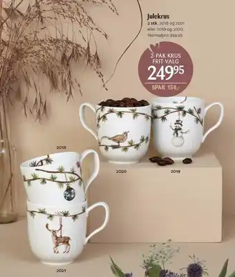 Kop & Kande Kähler julekrus tilbud