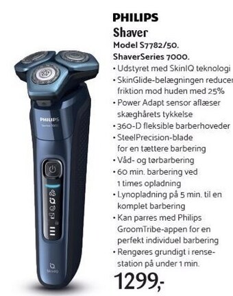Kop & Kande Philips shaver tilbud