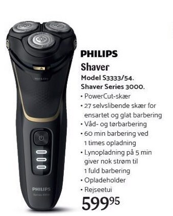 Kop & Kande Philips shaver tilbud