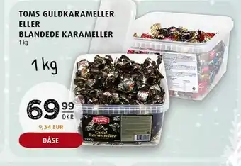 Toms guldkarameller el. blandede karameller