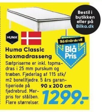 Bilka Huma Classic Boxmadrasseng tilbud
