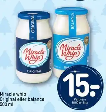 Miracle whip original el. balance