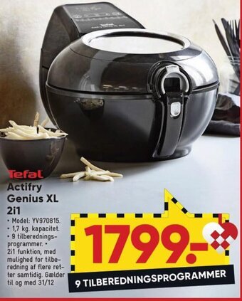 Bilka Actifry Genius XL 2i1 tilbud