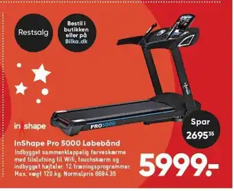 Bilka InShape Pro 5000 Lødebånd tilbud