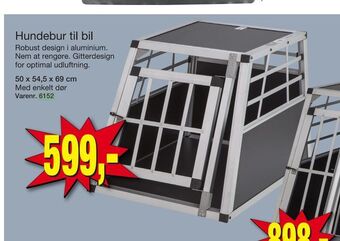 Harald Nyborg Hundebur til bil tilbud