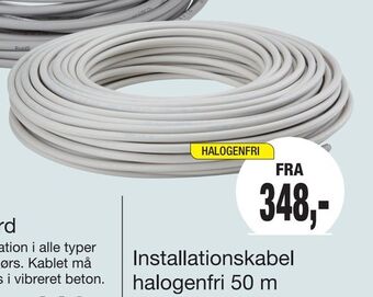 Harald Nyborg Installationskabel halogenfri 50 m tilbud