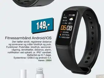 Harald Nyborg Fitnessarmbånd android/ios tilbud