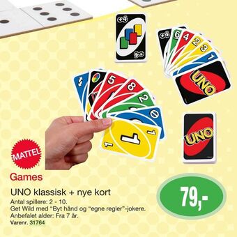 Harald Nyborg Uno klassisk + nye kort tilbud