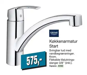 Harald Nyborg Køkkenarmatur start tilbud