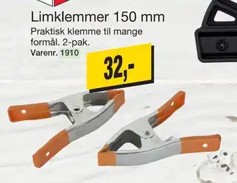Harald Nyborg Limklemmer 150 mm tilbud