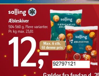 Føtex Salling æbleskiver tilbud