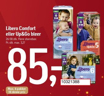 Føtex Comfort bleer str 4 7-11 kg tilbud