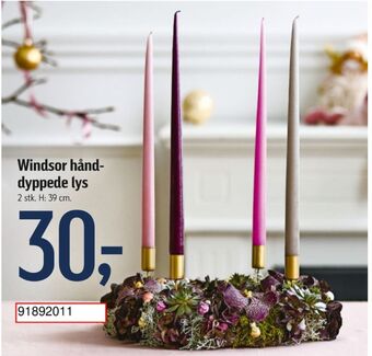 Føtex Windsor stearinlys tilbud