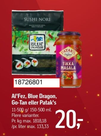 Føtex Alfez sauce flydende tilbud