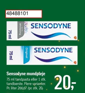 Føtex Sensodyne tandpasta tilbud