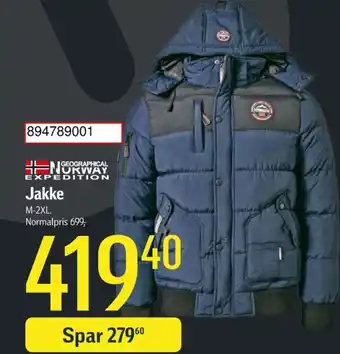 Norway geographical jakke
