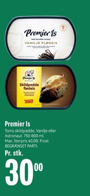 Min Købmand Toms skildpadde is tilbud