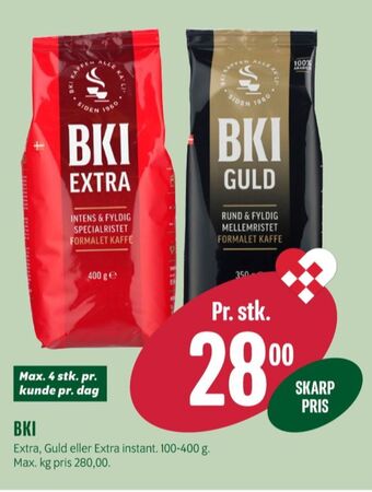 Extra instant kaffe