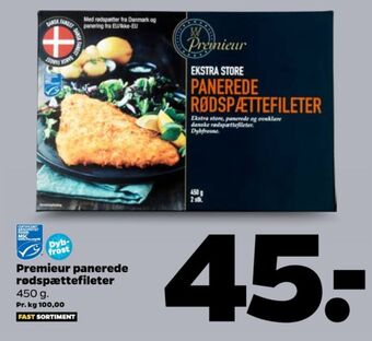 Netto Premieur rødspættefileter tilbud