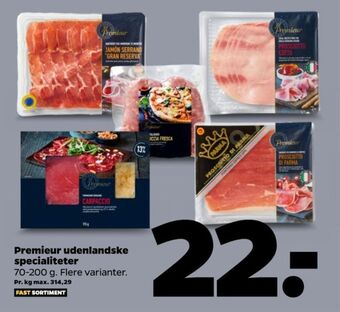 Netto Premieur prosciutto cotto tilbud