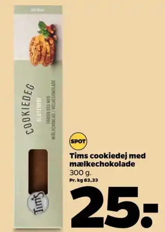 Tims cookies dej