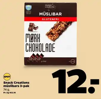 Netto Snack creations myslibar tilbud