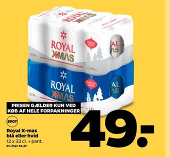 Netto X-mas hvid øl tilbud
