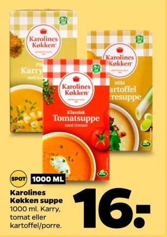 Netto Karolines karrysuppe tilbud