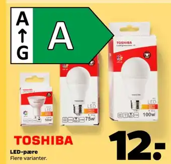 Toshiba led pære