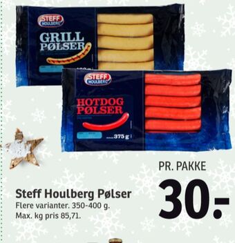 SPAR Steff houlberg hotdogpølser tilbud