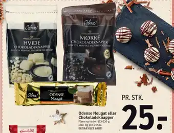 Odense chokoladeknapper hvid