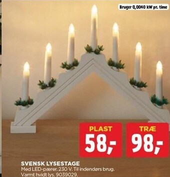 jem & fix Svensk lysestage tilbud