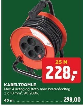 jem & fix Kabeltromle tilbud