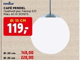 jem & fix Café pendel tilbud