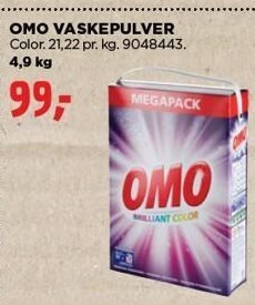 jem & fix Omo vaskepulver tilbud